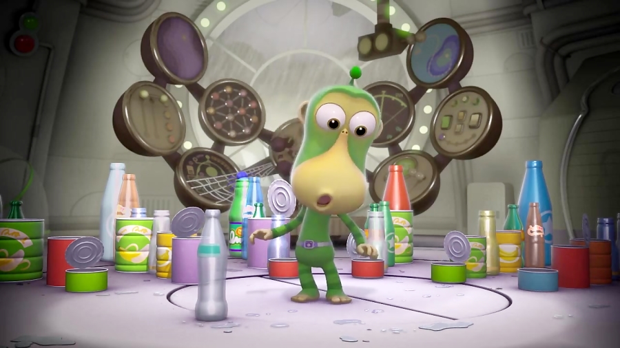 انیمیشن میمون های بیگانه Alien Monkes - قسمت 19